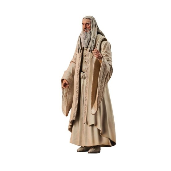 Saruman Deluxe Action Figure S6 El Señor de los Anillos figura 18 cm