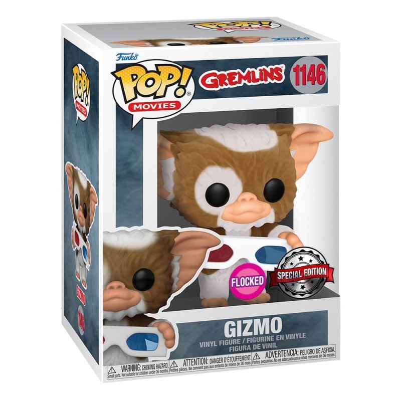 Funko POP! 1146 Gizmo 3-D glasses floked special edition (Gremlins)