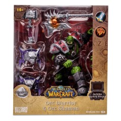 Orc Warrior and Orch Shaman World of Warcraft figura 15 cm
