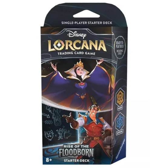 Lorcana Rise of the Floodborn starter deck (en ingles)