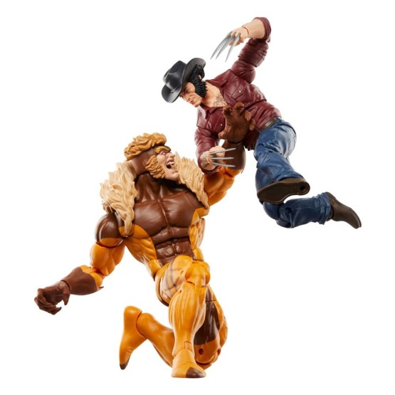 Wolverine & Sabretooth Marvel Legends pack 2 figuras 15 cm