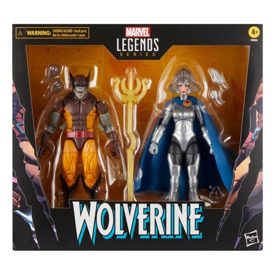 Wolverine (Brood) & Lilandra Neramani Marvel Legends 50 aniversario pack 2 figuras 15 cm