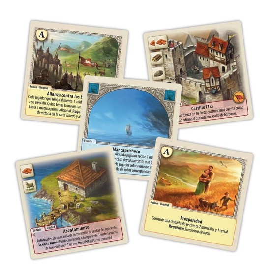 Catan: Eras Oscuras, Eras Doradas (Expansión para Catan Duelo)