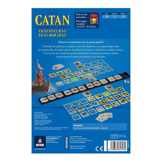 Catan: Eras Oscuras, Eras Doradas (Expansión para Catan Duelo)