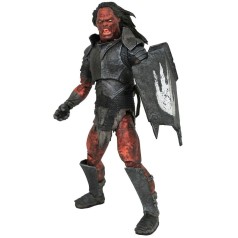 Uruk-Hai Orc Deluxe Action Figure S4 El Señor de los Anillos figura 18 cm
