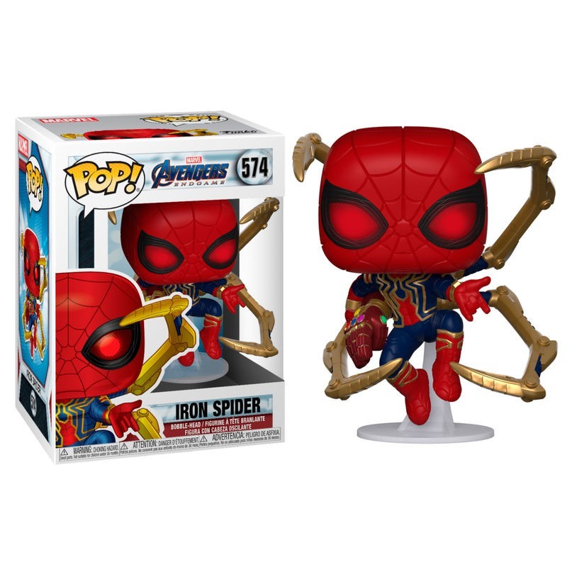 Funko Pop! 574 Iron Spider with Nano Gauntlet (Avengers: Endgame)