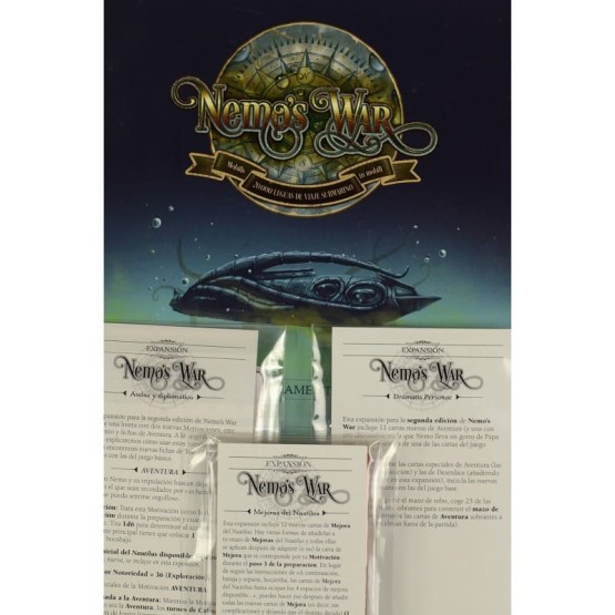Nemo's War 20000 leguas de viaje submarino (Juego de mesa)