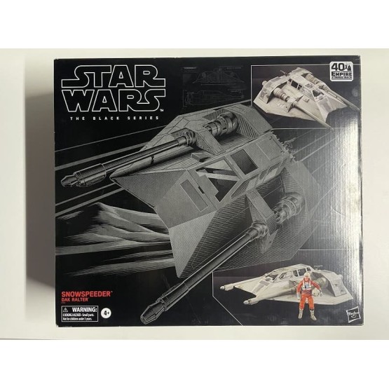Snowspeeder y piloto Dark Ralter Black Series figura Star Wars 15 cm