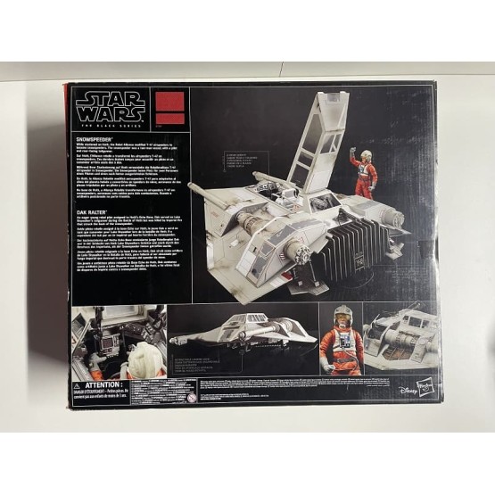 Snowspeeder y piloto Dark Ralter Black Series figura Star Wars 15 cm