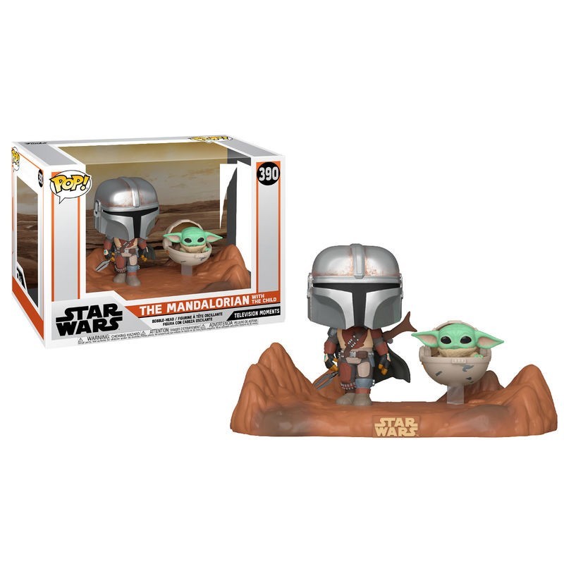 Funko Pop! Television Moments 390 The Mandalorian wth The Child