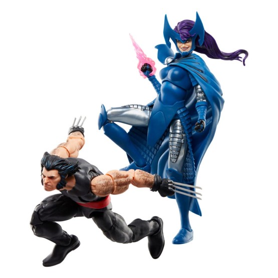 Wolverine & Psylocke Marvel Legends pack 2 figuras 15 cm