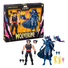 Wolverine & Psylocke Marvel Legends pack 2 figuras 15 cm
