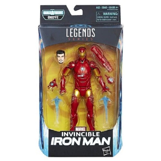 Invincible Iron Man Marvel Legends BAF Okoye figura 15 cm