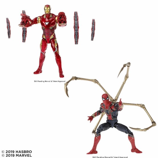 Iron Man Mark 50 & Iron Spider Marvel Legends Avengers: Infinity War pack 2 figuras 15 cm