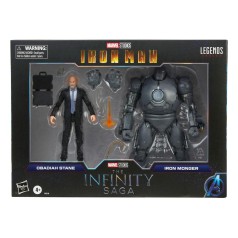 Iron Monger & Obadiah Marvel Legends Iron Man The Infinity Saga pack 2 figuras 15 cm