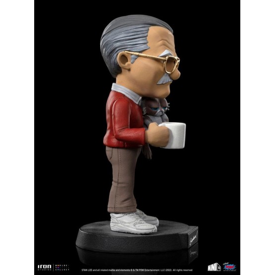 Stan Lee Minifigura Mini Co. PVC Stan Lee with Grumpy Cat 14 cm
