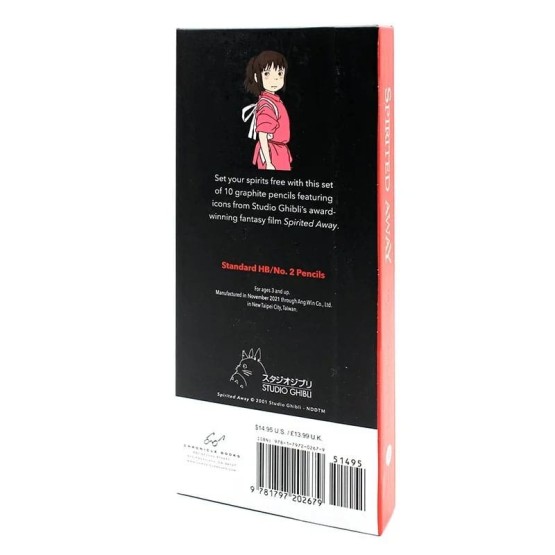 El viaje de Chihiro Lápices 10 piezas