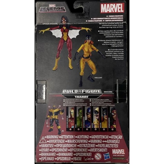 Hellcat Marvel Legends Infinite Series BAF Thanos figura 15 cm