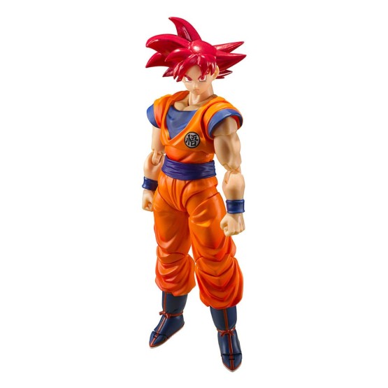 Super Saiyan God Son Goku Dragon Ball Z S.H. Figuarts figura 14 cm