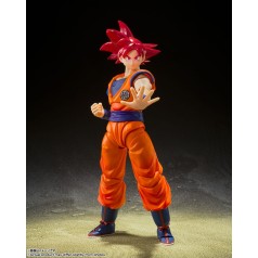 Super Saiyan God Son Goku Dragon Ball Super S.H. Figuarts figura 14 cm