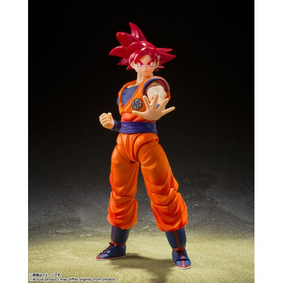 Super Saiyan God Son Goku Dragon Ball Super S.H. Figuarts figura 14 cm