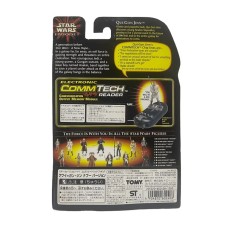 Qui-Gon Jinn Naboo Lightsaber and handle CommTech chip Episode I Collection figura 9,5 cm