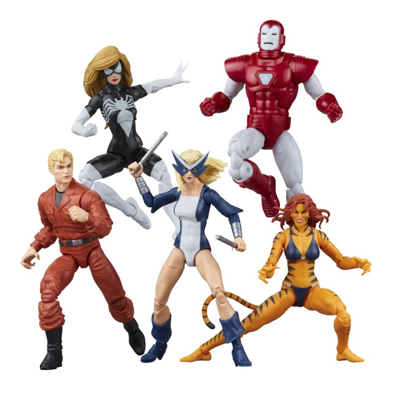 The West Coast Avengers Marvel Legends set 5 figuras 15 cm