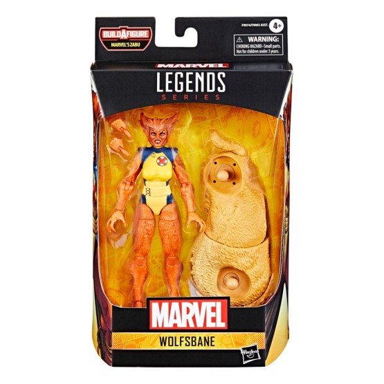 Wolfbane Marvel Legends BAF Zabu figura 15 cm
