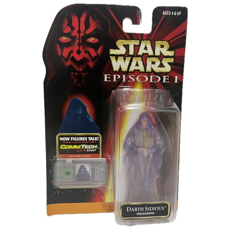 Darth Sidius (Holograph)CommTech chip Episode I Collection figura 9,5 cm