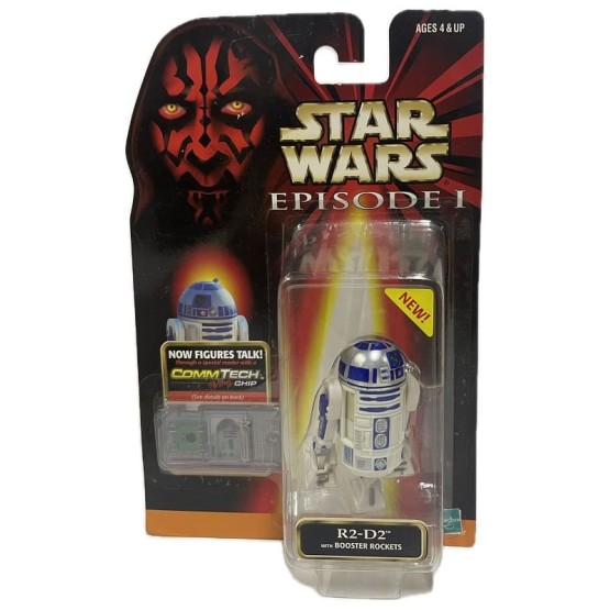 R2-D2 with booster rockets CommTech chip Episode I Collection figura 9,5 cm