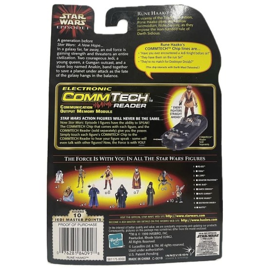 Rune Haako CommTech chip Episode I Collection figura 9,5 cm