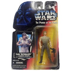 Luke Skywalker (Dagobah Fatigues) Power of the Force SW: El imperio Contraataca figura 9,5 cm