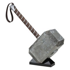 Thor: Love and Thunder Marvel Legends 1/1 Martillo electrónico premium Mjolnir de Mighty Thor 49 cm