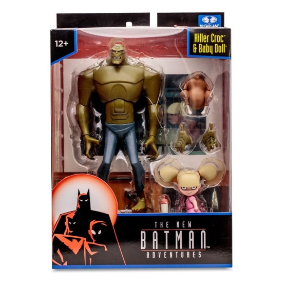 Killer Croc with Baby Doll The New Batman Adventures figura 18 cm
