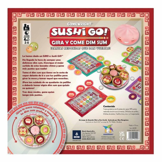 Sushi Go!: Gira y come Dim Sum