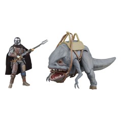 Blurrg & the Mandalorian VC SW: The Mandalorian figura 9,5 cm