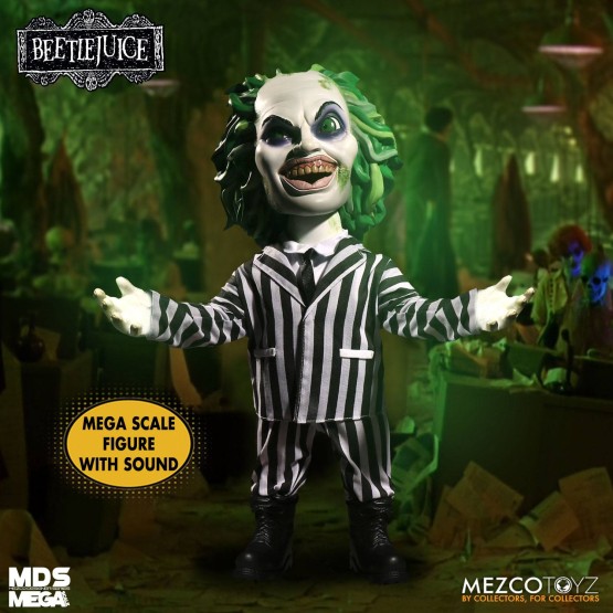 Beetlejuice Figura Parlante MDS Mega Scale Beetlejuice 38 cm
