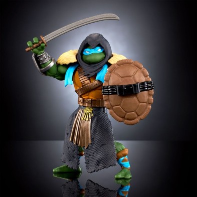 Figura Stealth Ninja Leonardo 14 cm Turtles of Grayskull MOTU x TMNT