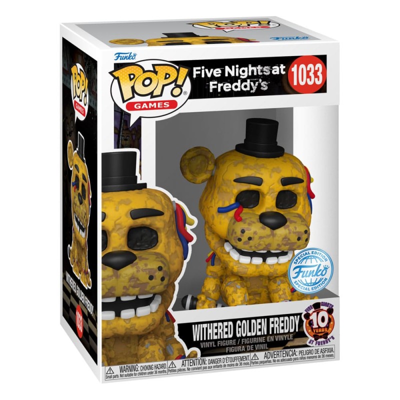 Funko POP! Withered Golden Freddy Special Edition