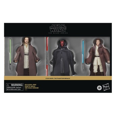 Pack de 3 figuras Qui-Gon Jinn, Darth Maul, Obi-Wan Kenobi 15 cm The Black Series SW: The Phantom Menace