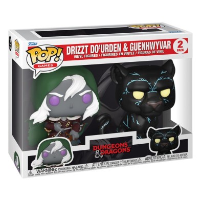 Pack 2 Funko POP! Drizzt Do'Urden & Guenwyvar (Dungeon & Dragons)