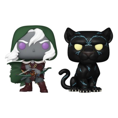Pack 2 Funko POP! Drizzt Do'Urden & Guenwyvar (Dungeon & Dragons)