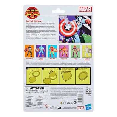Figura Captain America Secret Wars Marvel Legends 15 cm Hasbro