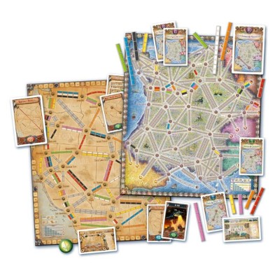 Aventureros al Ticket to ride: France (bonus El viejo Oeste)