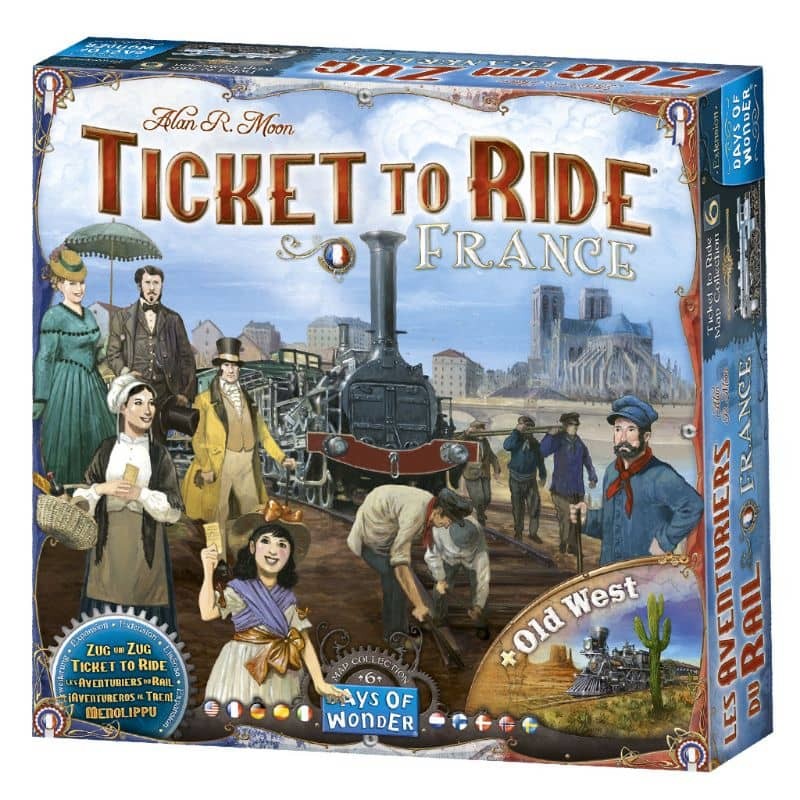 Aventureros al Ticket to ride: France (bonus El viejo Oeste)