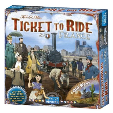 Aventureros al Ticket to ride: France (bonus El viejo Oeste)