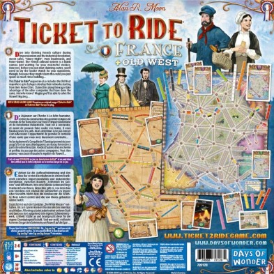 Aventureros al Ticket to ride: France (bonus El viejo Oeste)
