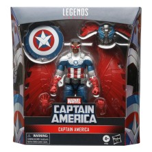 Figura Captain America (Sam Wlson) Marvel Legends 15 cm Hasbro