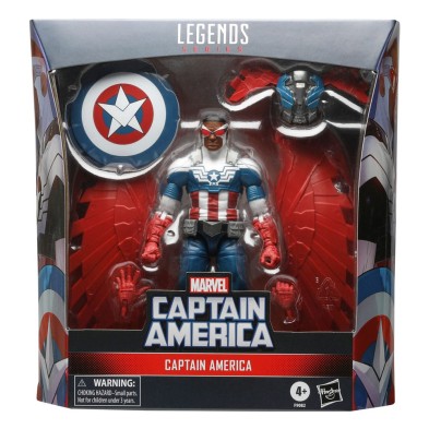 Figura Captain America (Sam Wlson) Marvel Legends 15 cm Hasbro