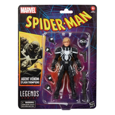 Figura Agent Venom (Flash Thmpson)  Marvel Legends 15 cm Hasbro